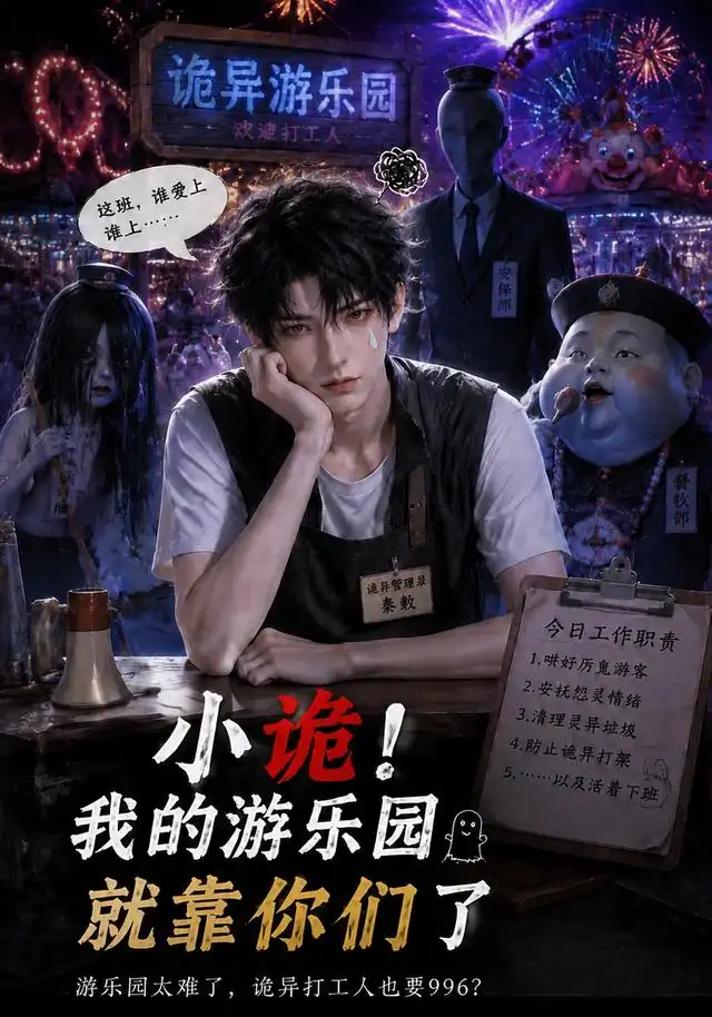 小诡！我的游乐园就靠你们了 - 短剧短剧海报图片