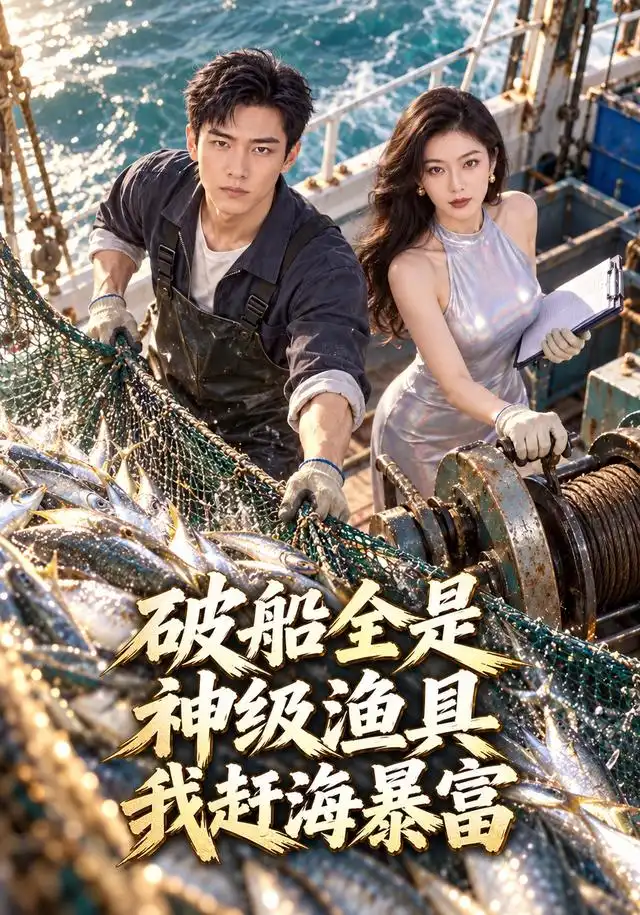 破船全是神级渔具，我赶海暴富 - 短剧短剧海报图片