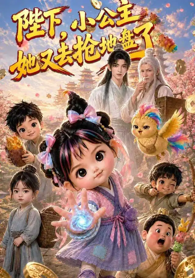 陛下，小公主她又去抢地盘了 - 短剧短剧海报图片