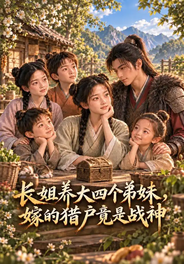 长姐养大四个弟妹，嫁的猎户竟是战神 - 短剧短剧海报图片
