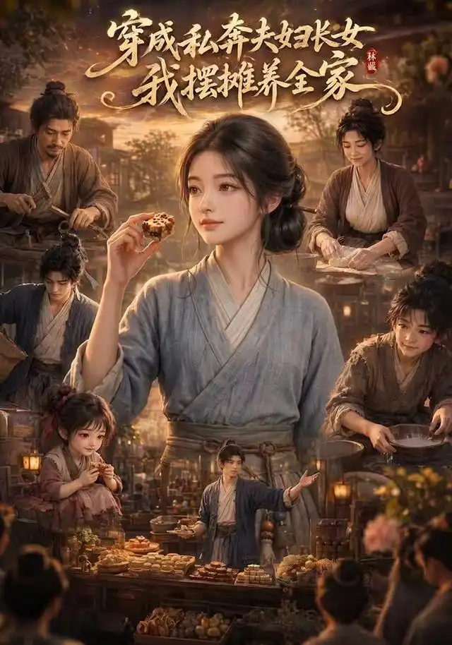 穿成私奔夫妇长女,我摆摊养全家
