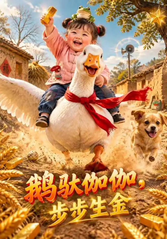 鹅驮伽伽,步步生金