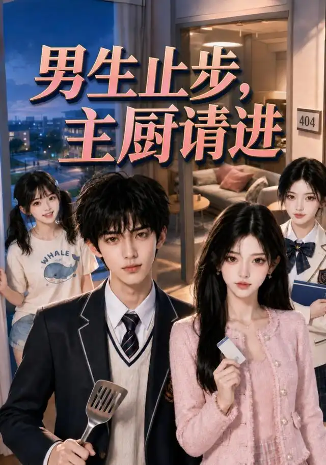 男生止步，主厨请进 - 短剧短剧海报图片
