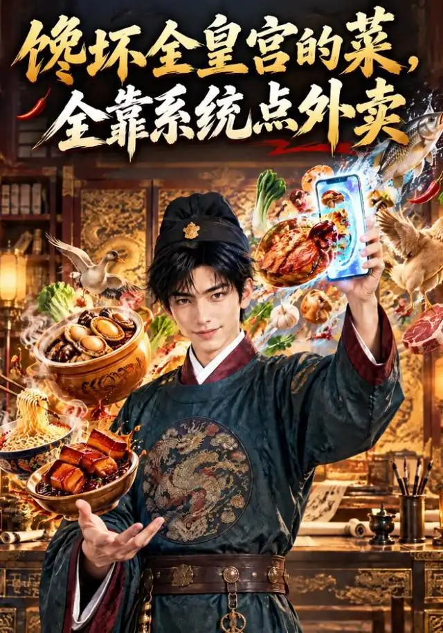 馋坏全皇宫的菜,全靠系统点外卖