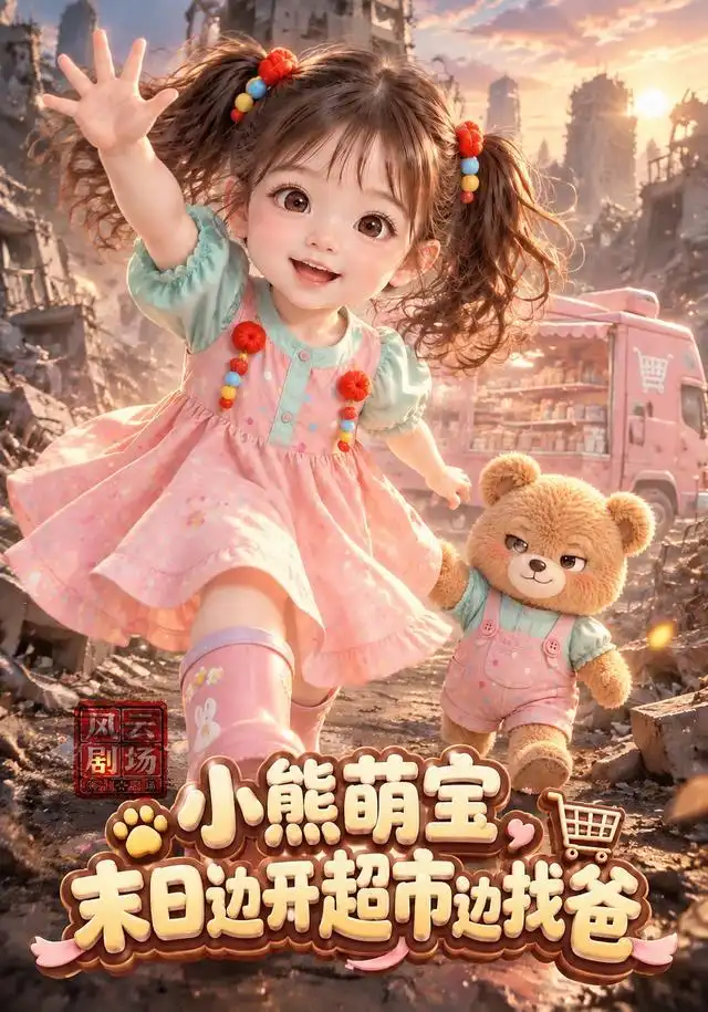 小熊萌宝,末日边开超市边找爸