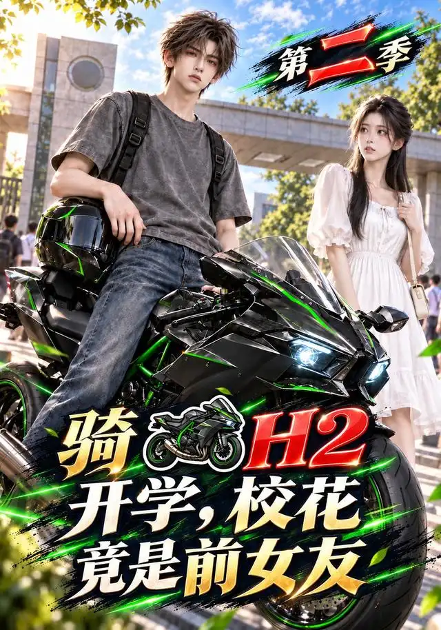 骑H2开学，校花竟是前女友第二季 - 短剧短剧海报图片