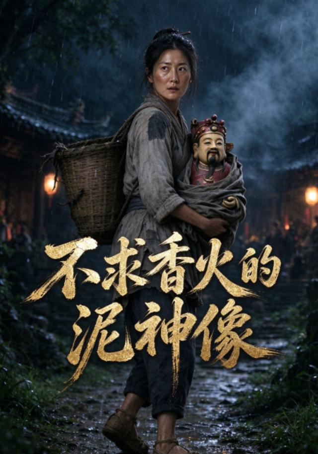 不求香火的泥神像