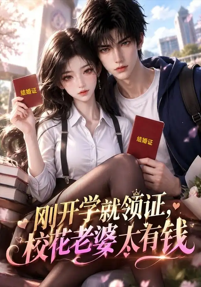 刚开学就领证,校花老婆太有钱