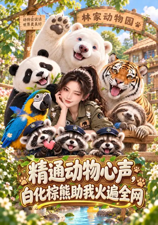 精通动物心声,白化棕熊助我火遍全网