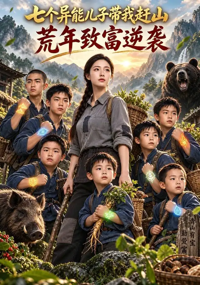 七个异能儿子带我赶山，荒年致富逆袭