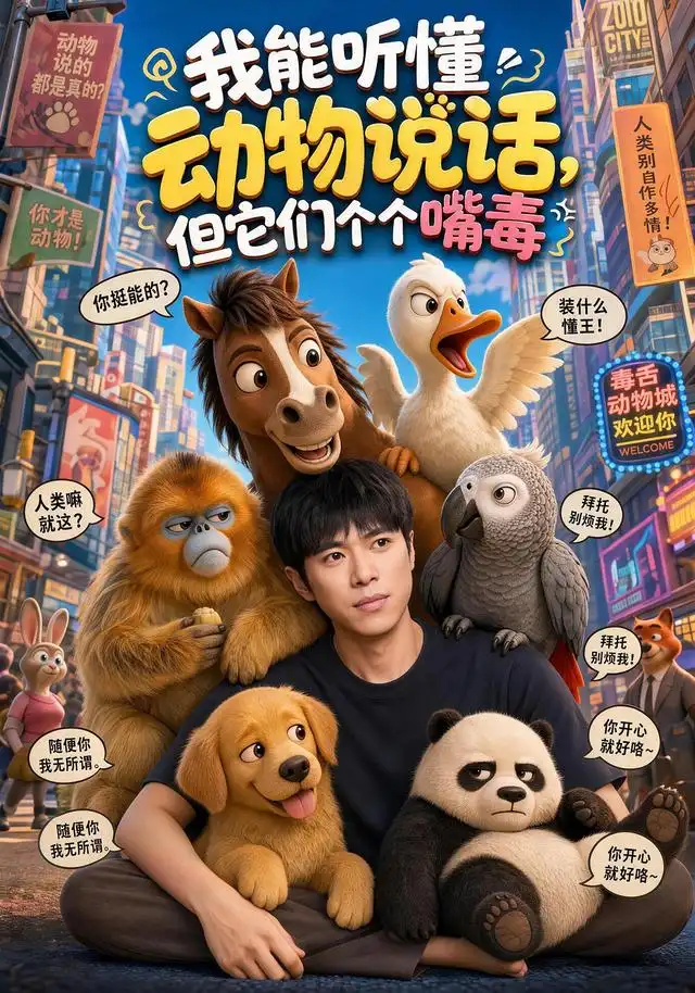 我能听懂动物说话,但它们个个嘴毒