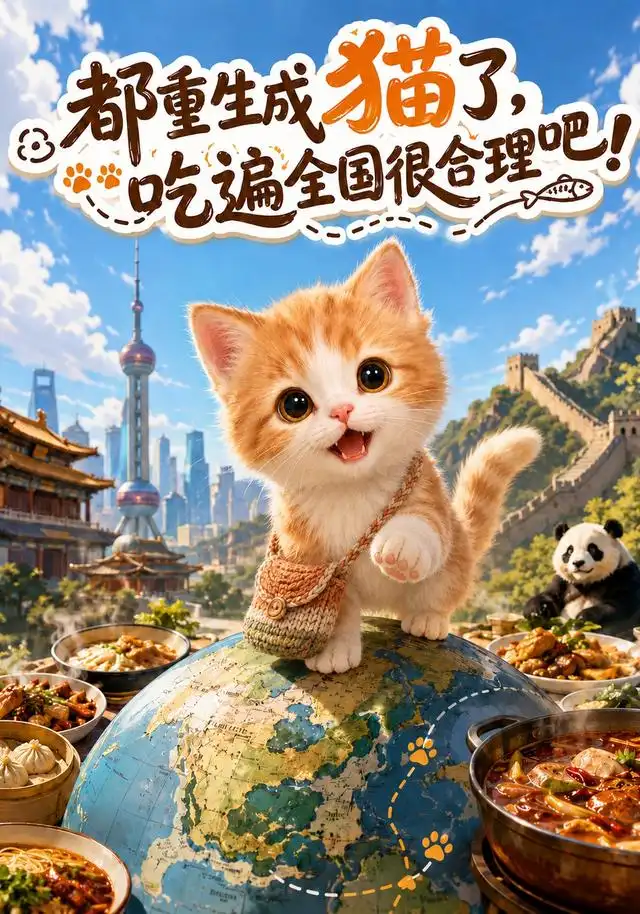 都重生成猫了,吃遍全国很合理吧!