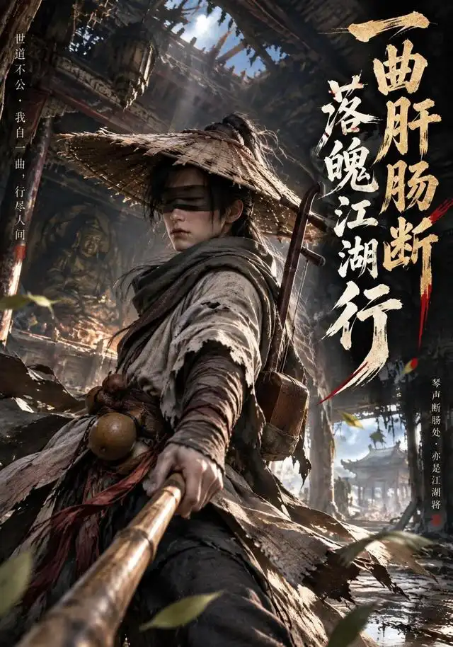 一曲肝肠断,落魄江湖行