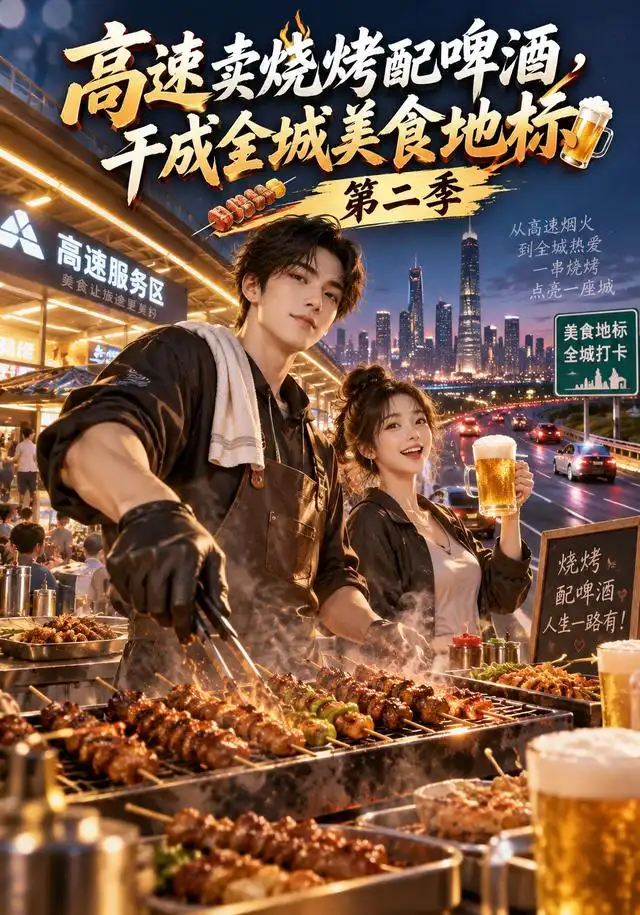 高速卖烧烤配啤酒,干成全城美食地标第二季