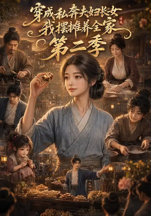 穿成私奔夫妇长女，我摆摊养全家第二季 - 短剧短剧海报图片