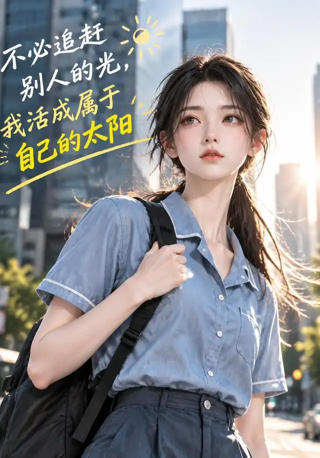 不必追赶别人的光,我活成属于自己的太阳
