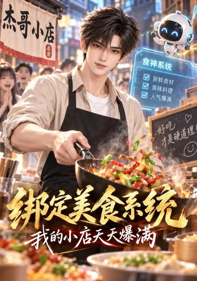 绑定美食系统,我的小店天天爆满