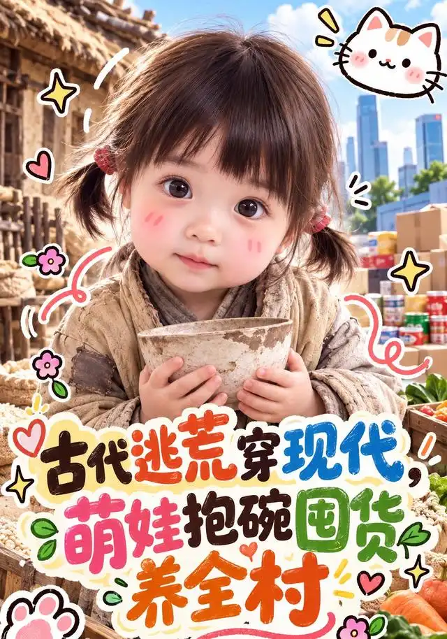 古代逃荒穿现代，萌娃抱碗囤货养全村