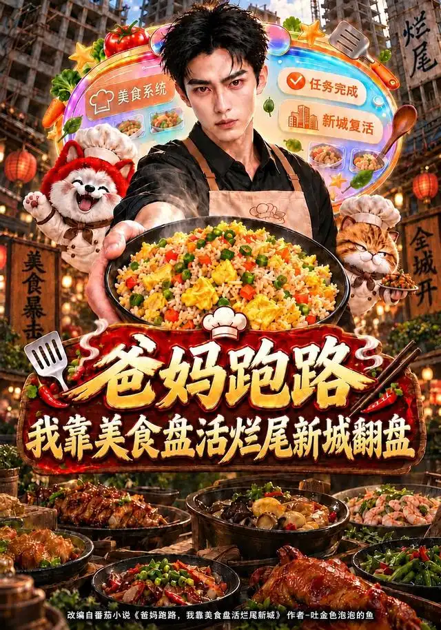 爸妈跑路,我靠美食盘活烂尾新城翻盘