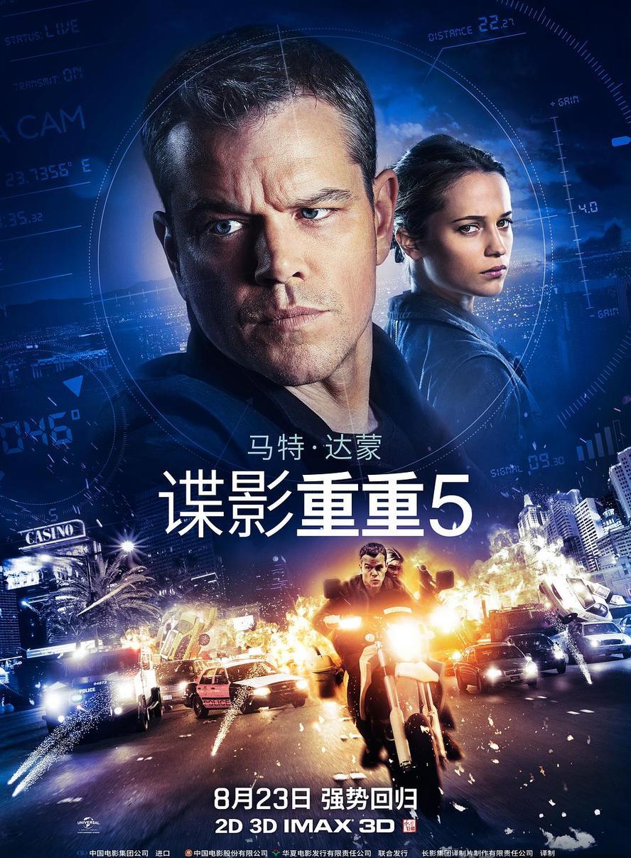 谍影重重.5部合集.1080p.国语英语.中英双字