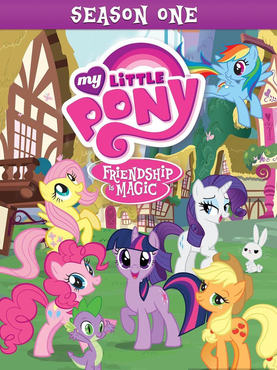 经典儿童动画故事《小马宝莉 My Little Pony 1-9季 (中英双版) 》